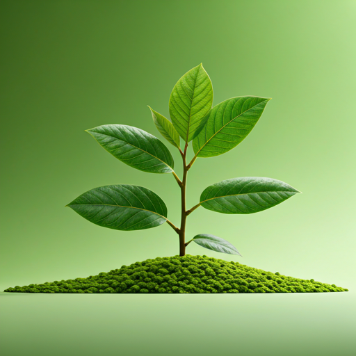 Sustainable energy illustration